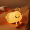 Pumpkin Silicone Pat Lamp - Relaxing Light, Sleep Timer, Soft Touch, Three Brightness Levels