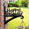 Happy Halloween Metal Hanging Bracket Plant Stand PS158