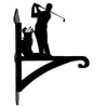 Golfer Metal Hanging Bracket Plant Stand PS055