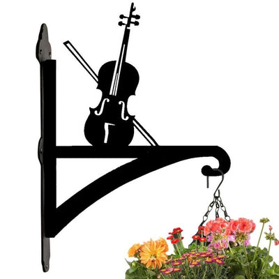 Violin Metal Hanging Bracket Plant Stand PS072