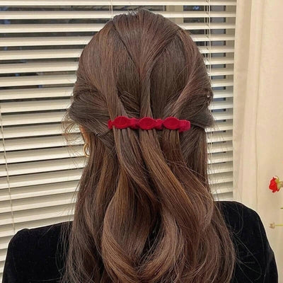 Flocking Braided Hair Clips