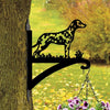 Dalmatian Dog Metal Hanging Bracket Plant Stand PS041