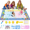 Water Doodle Mat, Aqua Painting Drawing Mat Mess Free Learning Toy Mat