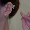 Butterfly Tassel Style Zircon Earrings