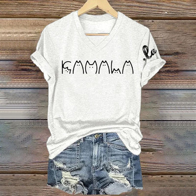 Women's La kamala Printed Short-Sleeved T-Shirt