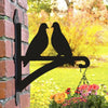 Pair of Doves Metal Hanging Bracket Plant Stand PS063