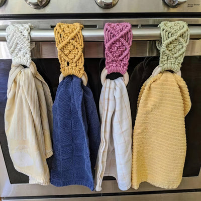 Handmade Crochet Towel Holder