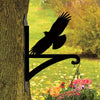 Cornish Chough Metal Hanging Bracket Plant Stand PS112