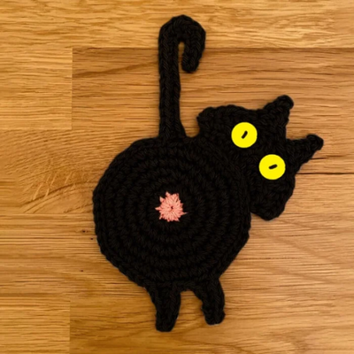 Cat Butt Coasters