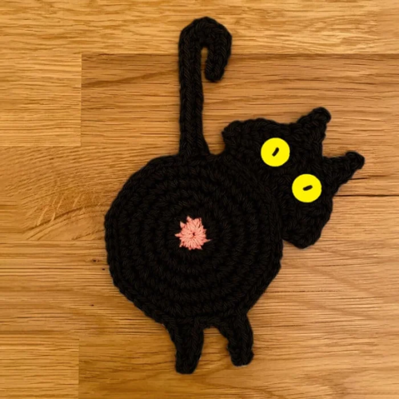 Cat Butt Coasters