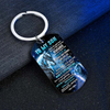 Mom To Son - Let It Go - Wolf Multi Colors Personalized Keychain - A882