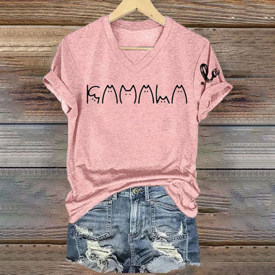 Women's La kamala Printed Short-Sleeved T-Shirt