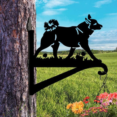 Dog Metal Hanging Bracket Plant Stand PS135