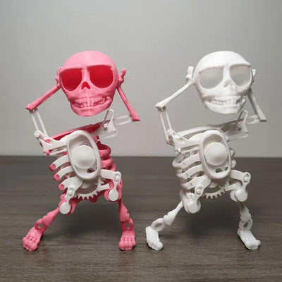 Clockwork Dancing Skull Toy