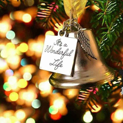 Christmas Ornaments Angel Wings Bell Memorial Christmas Gift