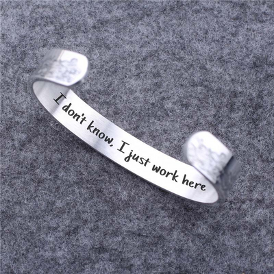 I Don't know I Just Work Here Bracelet