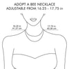 Adopt a Bee Necklace