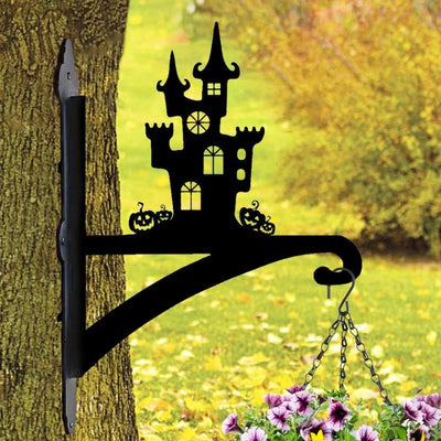 Halloween Haunted House Decor Metal Hanging Bracket Plant Stand PS170