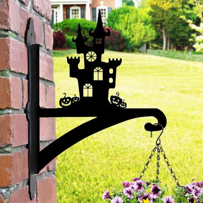 Halloween Haunted House Decor Metal Hanging Bracket Plant Stand PS170