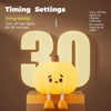 Pumpkin Silicone Pat Lamp - Relaxing Light, Sleep Timer, Soft Touch, Three Brightness Levels