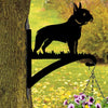 Boston Terrier Metal Hanging Bracket Plant Stand PS089