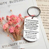 Dad To Daughter - Be The Great Woman - Inspirational Keychain