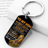 I Will Always Carry You In My Heart - Lion Multi Colors Personalized Keychain