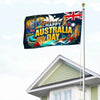 Happy Australia Day Grommet Flag