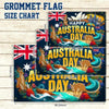 Happy Australia Day Grommet Flag