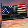 Black Labrador Retriever American Grommet Flag