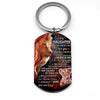 Never Forget That I Love You - Lion Multi Colors Personalized Keychain - A883