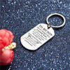 Dad To Son - Be The Great Man - Inspirational Keychain