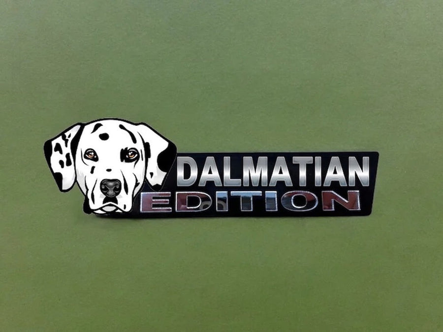 Dalmatian Car Badge Laser Cutting Car Emblem CE032