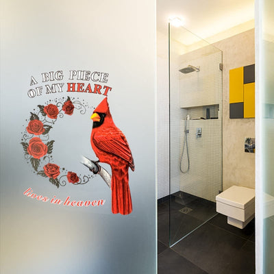 Cardinal Sticker - My Big Piece of Heart Decal🐦