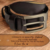 Congrats On Being My Husband - Leather Belt