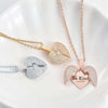 Be Kind...Of A Bi♥ch - Personalized CZ Heart Locket Necklace