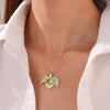 Be Kind...Of A Bi♥ch - Personalized CZ Heart Locket Necklace