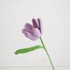 Handmade Knitted Décor Gift - Blooming tulip - Light Purple