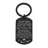 To My Man - I Want All of My Lasts to be With You Keychain