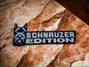 Schnauzer Car Badge Laser Cutting Car Emblem CE056