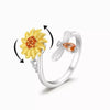 To My Daughter Sunflower Fidget Ring