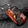 Dad To Son - Never Forget That I Love You - Lion Multi Colors Personalized Keychain - A883