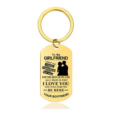 I Love You And I Will Forever Be Here - Inspirational Keychain - A913