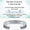 The Day I Lost You Memorial Bracelet