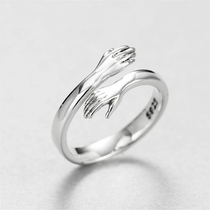 [A Great Personalized Gift, 50% OFF] Couple Hug Ring