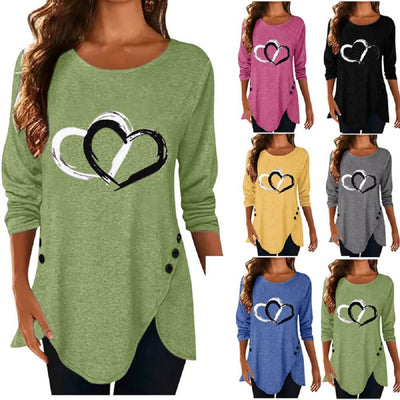 Stealing Hearts Long-Sleeved Top