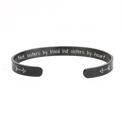 "Not Sisters By Blood But Sisters By Heart" Bracelet