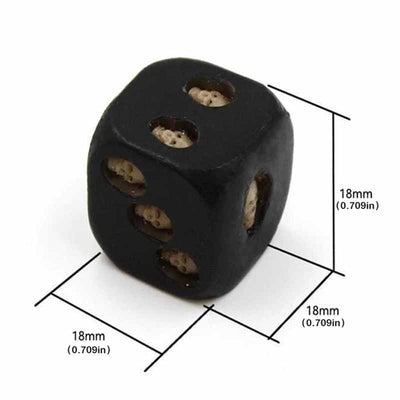 😍😍Christmas Sale 50%OFF-Handmade Black Skull Dice(5PCS)Buy 2 Free Shipping