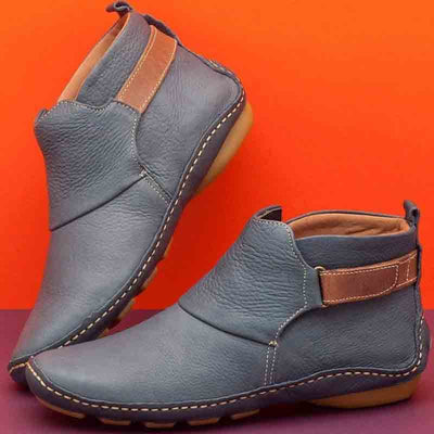 [Last Day Promotion, 50% OFF] Women Casual Comfy Daily Adjustable Soft Leather Booties