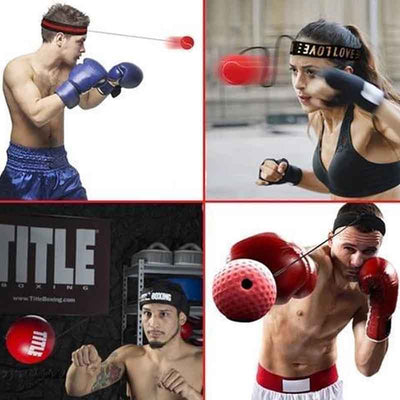 (CHRISTMAS SALE - SAVE 50% OFF)Boxing Reflex Ball Headband